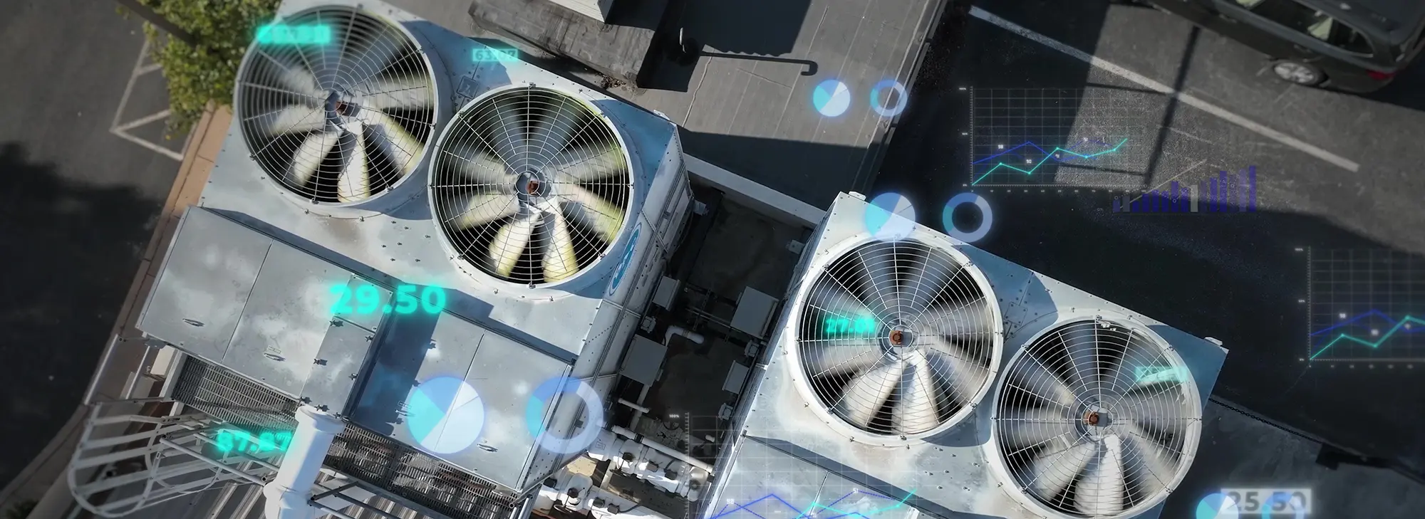 Lüftung aus der Vogelperspektive