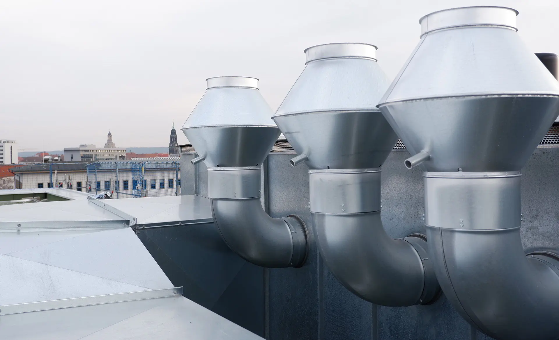 Lüftung auf einem Dach